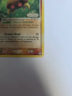 Pokemon TCG Kabuto 36/92 Legend Maker Reverse Holo - Image 2