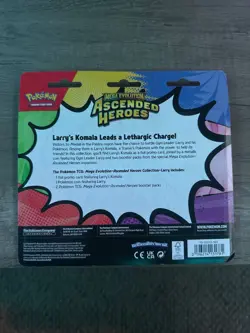 Ascended Heroes Komala Cosmos Promo Pokemon Mega Evolution 2-Pack Blister - Image 2