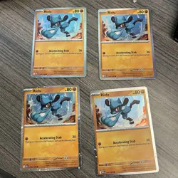 Pokemon Riolu Cosmos Holo 076/132 Mega Evolution Promo - Image 3
