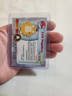 LP/NM Rainbow Holo topps Pokemon TV Series 1 Rainbow Holo Foil #54 Psyduck - Image 3