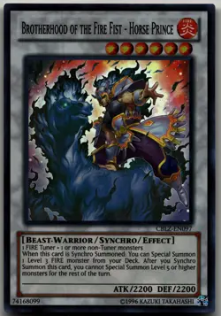 Brotherhood of the Fire Fist - Horse Prince Super Rare Cosmo Blazer CBLZ-EN097 L - Image 1