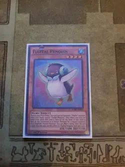 YUGIOH FLUFFAL PENGUIN FUEN-EN015 SUPER 1ST ED NM - Image 1