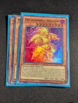 Yugioh - 3x Helshaddoll Hollow GFTP-EN007 1st Edition Ultra Rare NM - Image 1