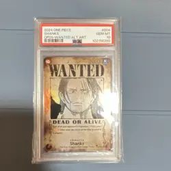 Namco One Piece Shanks OP09-004 Emperors in the New World Alt Art Foil PSA 10 - Image 1