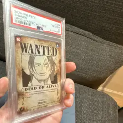 Namco One Piece Shanks OP09-004 Emperors in the New World Alt Art Foil PSA 10 - Image 4