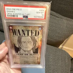 Namco One Piece Shanks OP09-004 Emperors in the New World Alt Art Foil PSA 10 - Image 5