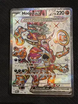 Hoopa ex - 226/182 - Pokemon Paradox Rift Full Art Ultra Rare Card NM - Image 1