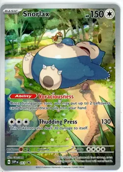 Snorlax 051 Sv: Scarlet & Violet Promo Cards Holo - Image 1