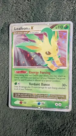 Leafeon LV.X Dawn Dash DP4 2007 Holo Japanese Pokemon Card #4 damage - Image 1