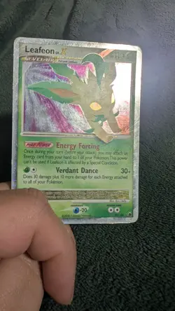 Leafeon LV.X Dawn Dash DP4 2007 Holo Japanese Pokemon Card #4 damage - Image 3