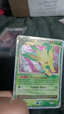 Leafeon LV.X Dawn Dash DP4 2007 Holo Japanese Pokemon Card #4 damage - Image 5