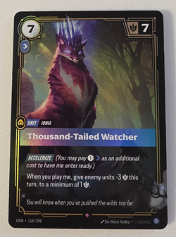 Thousand-Tailed Watcher - Origins (OGN) - Riftbound Card Single - English - Image 1