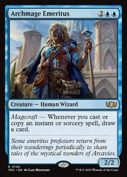 Archmage Emeritus (Near Mint NM) MTG: Tarkir Dragonstorm Commander (TDC) - Image 1