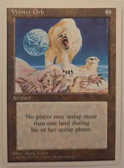 Winter Orb MTG 4th Edition LP - Image 1
