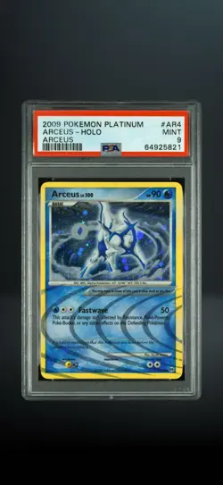 2009 Pokemon Platinum Arceus AR4 Holo Rare PSA 9 MINT✨✨🌀💎 - Image 3