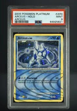 2009 Pokemon Platinum Arceus AR4 Holo Rare PSA 9 MINT✨✨🌀💎 - Image 4