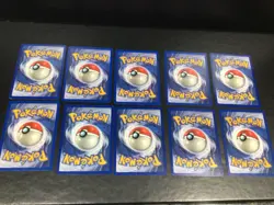 Lot Of 10 Vintage Non-Holo Pokemon Cards - No Duplicates - NICE! - Image 2