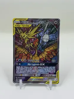 Pokemon Moltres Zapdos Articuno GX Tag Team Black Star Promo SM210 - Image 4