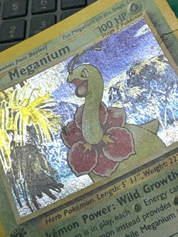 Meganium - 11/111 - Pokemon Neo Genesis 1st Edition Holo Rare DAMAGED Card - Image 2