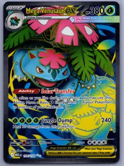 Mega Venusaur ex Ultra Rare ME01: Mega Evolution 155/132 NM - Pokemon TCG - Image 1