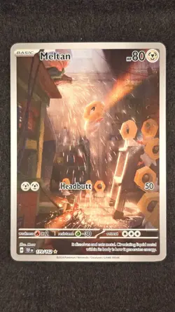 Meltan 179/162 Pokemon TCG Temporal Forces Illustration Rare NM - Image 1