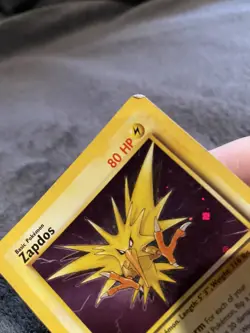 1999 Pokemon Fossil Zapdos Holo 15/62 - Image 3