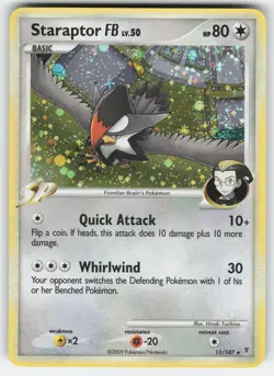Staraptor FB 11/147 Holo Rare Supreme Victors Pokemon Holo LP - Image 1