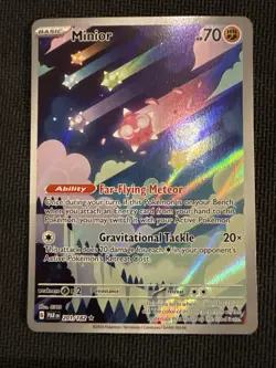 2023 Pokemon Minior 201/182 Full Art Holo Illustration Rare - NM - Image 1