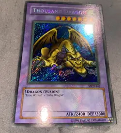 Original Print - Thousand Dragon - MRD-143 - Secret Rare LP-NM- FADED/HOLO BLEED - Image 4