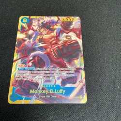 Monkey.D.Luffy (118) OP11-118 A Fist of Divine Speed Foil One Piece TCG English - Image 1