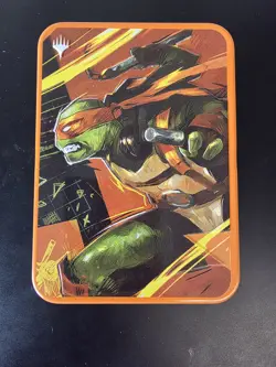 Magic: The Gathering Teenage Mutant Ninja Turtles Tin MICHELANGELO (NO CARDS) - Image 1