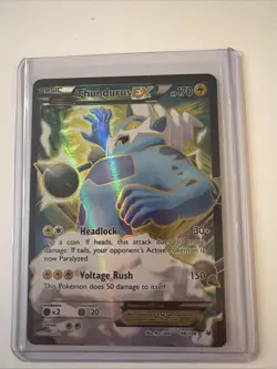 Pokemon TCG Thundurus EX Ultra Rare Card Roaring Skies 98/108 - Image 1