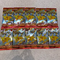 Pokemon Card McDonald's Promo 10 Packs Pikachu 020/M-P and Random Card Japanese - Image 1
