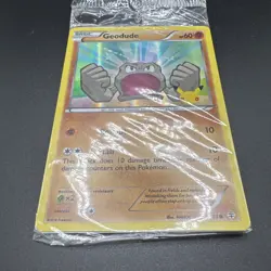 Pokemon TCG Geodude 43/83 20th Anniversary Holo Promo Card, Generations NM #2 - Image 3