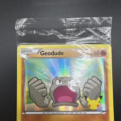 Pokemon TCG Geodude 43/83 20th Anniversary Holo Promo Card, Generations NM #2 - Image 4