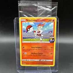 Pokemon Cards Scorbunny on the Ball 004/005 SEALED Pokemon Futsal Collection - Image 1