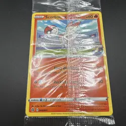 Pokemon Cards Scorbunny on the Ball 004/005 SEALED Pokemon Futsal Collection - Image 2