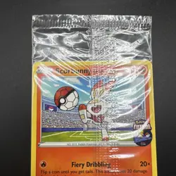Pokemon Cards Scorbunny on the Ball 004/005 SEALED Pokemon Futsal Collection - Image 3