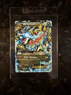 Pokemon Mega Charizard(X) Flashfire EX Holo Card #69/106 - Image 1