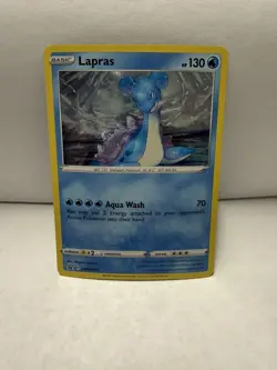 Lapras SWSH051 Pokemon Card Black Star Promo Holo Swirl SWSH PTCG BSP NM - Image 1