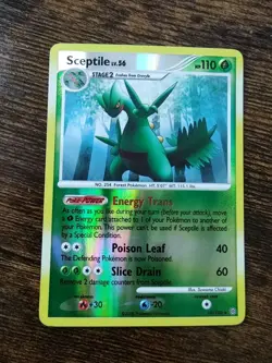 Sceptile 10/100 Reverse Holo Diamond & Pearl Stormfront Pokemon Card - Image 1