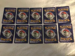 Lot Of 10 Vintage Non-Holo Pokemon Cards With Pikachu - No Duplicates - NICE! - Image 4