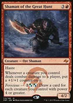 Shaman of the Great Hunt - Fate Reforged | MTG Card - Image 3