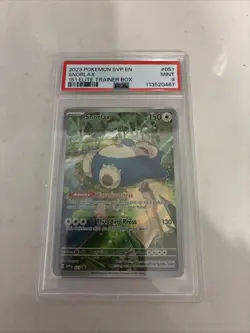 Snorlax 051 Sv: Scarlet & Violet Promo Cards Holo - Image 1
