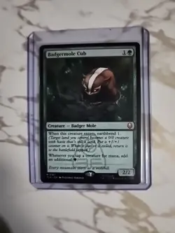 MTG Badgermole Cub. Avatar: The Last Airbender. Non Foil LP - Image 1