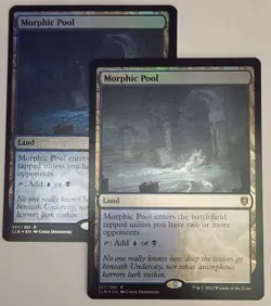 x1 FOIL Morphic Pool MTG CLB 357 Rare Dimir Bond Land Baldur Gate NM EDH Staple - Image 1