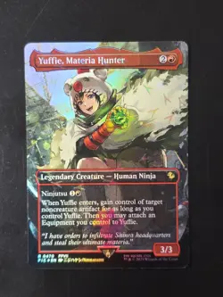 MTG Yuffie, Materia Hunter (Borderless) (Chocobo Track Foil) 470 English - Image 1