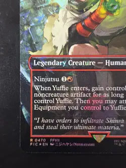 MTG Yuffie, Materia Hunter (Borderless) (Chocobo Track Foil) 470 English - Image 3