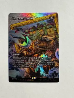 Plague of Vermin (Borderless) Teenage Mutant Ninja Turtles Source Material Foil - Image 1