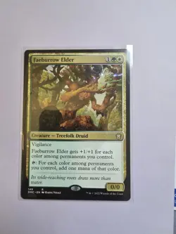 Magic The Gathering, Faeburrow Elder, Commander: Dominaria United, Regular - Image 1